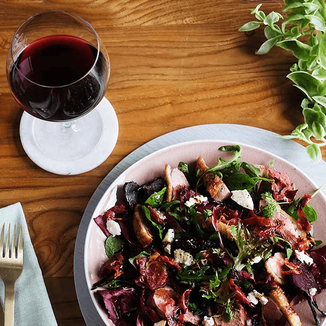 Roast Duck Salad Recipe & Pinot Noir Nepenthe